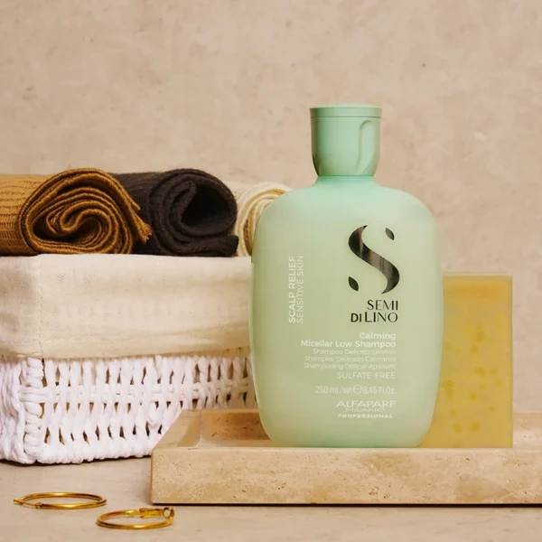 Успокояващ шампоан за чувствителен скалп Semi Di Lino Scalp Relief Calming Shampoo 250 мл - Image 2