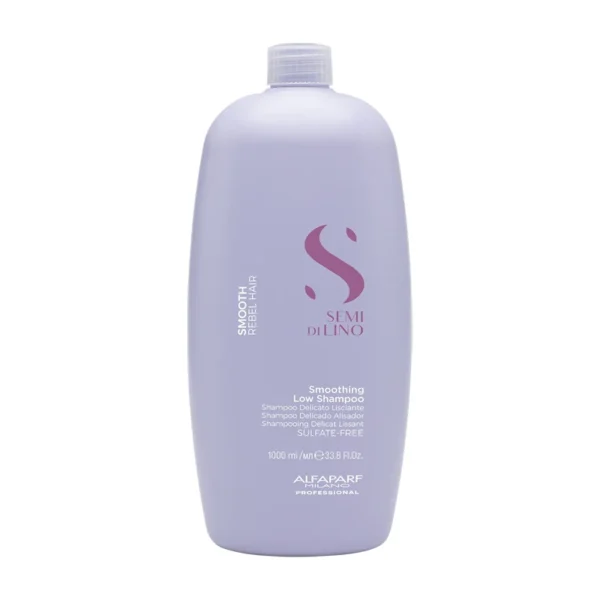 Изглаждащ шампоан за непокорна коса SEMI DI LINO Smoothing Low Shampoo 1000 мл